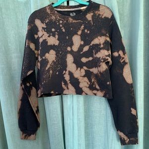 Acid Cropped Sweatshirt